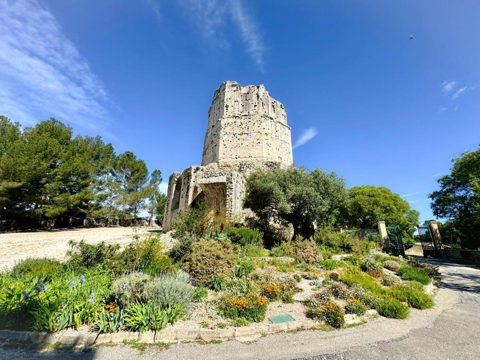 Au Coeur Du Centre Historique - Immeuble Classe - Terrasse - Climatise Nimes Luaran gambar